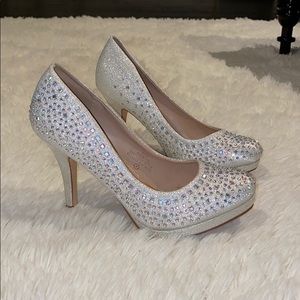 Bedazzled high heels